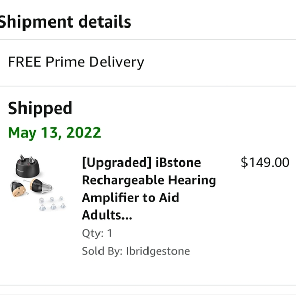 iBstone Rechargable Hearing Amplifier, almost NWT - Picture 10 of 11